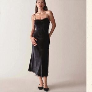 Doen Calsi Dress Black Velvet